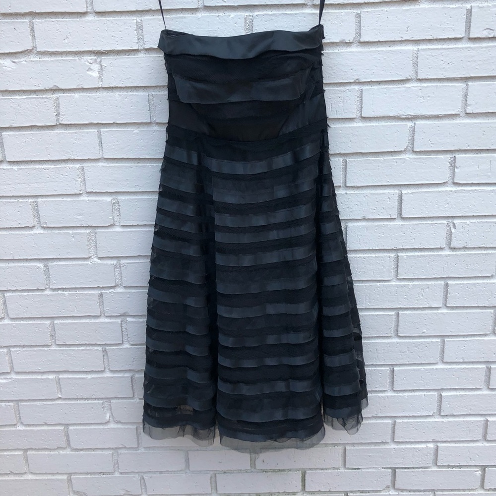 ‼️SALE‼️ WHBM Strapless Organza Cocktail Dress
